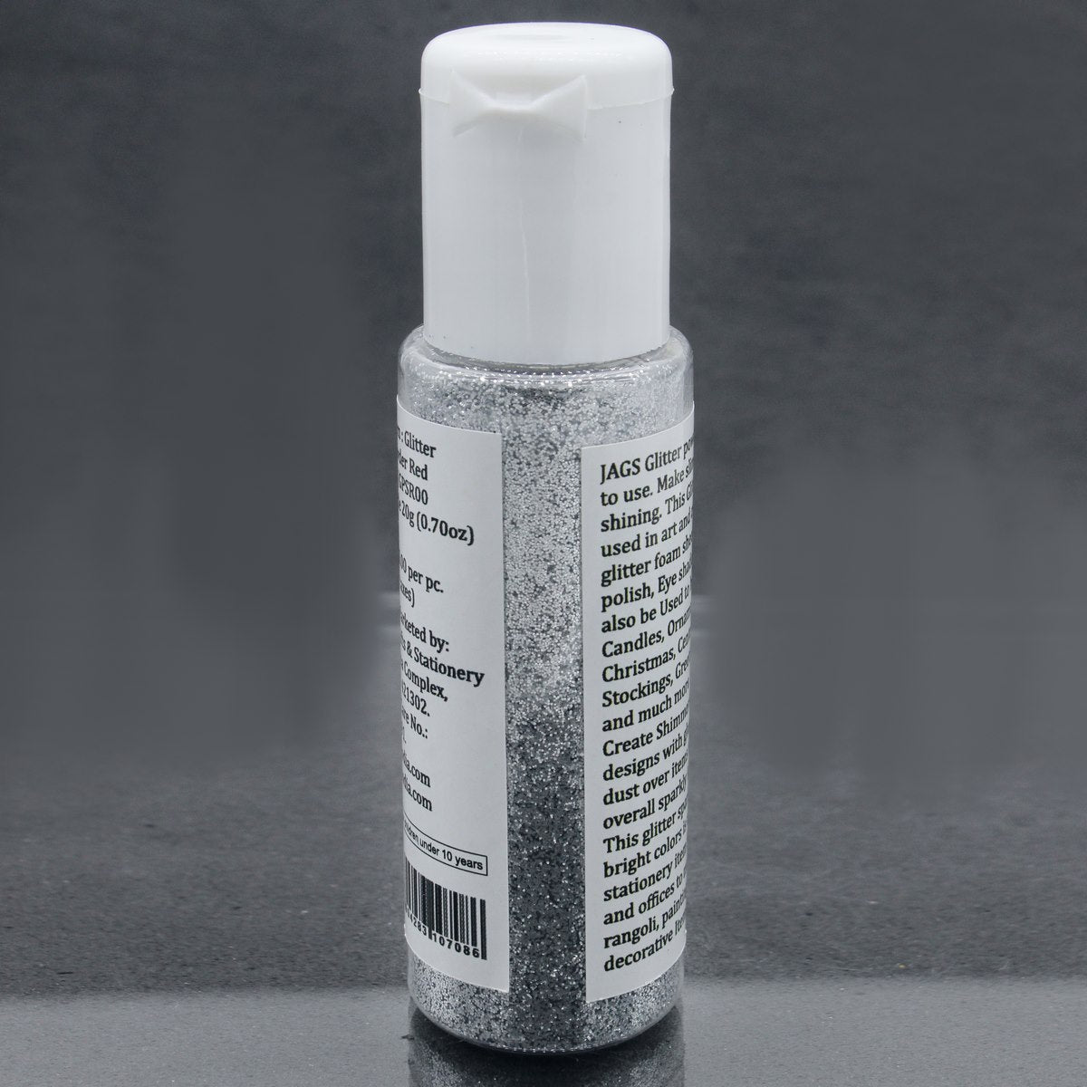 Gift To Love | Glitter Powder | Color : Silver | Size : 20 Gm | Code : JGPSR00