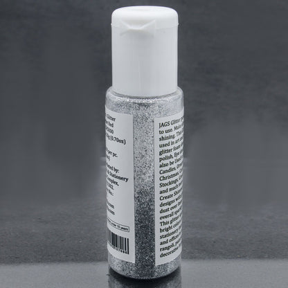 Gift To Love | Glitter Powder | Color : Silver | Size : 20 Gm | Code : JGPSR00