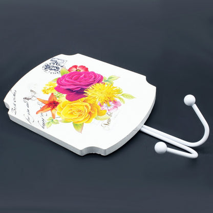 Gift To Love | Wooden Hook Printed Fancy Square | Code : JH18070