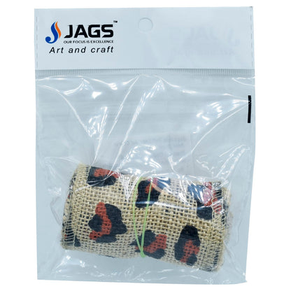 Gift To Love | Jute Roll Lace | Color : Jute Colour Print | Size : 3 Inch | Code : JJR3-15