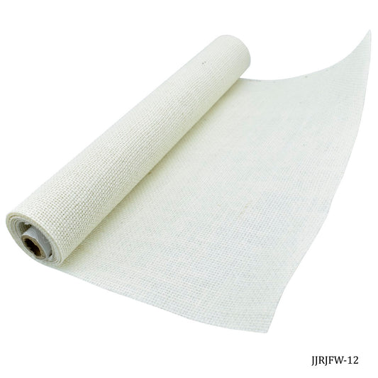 Gift To Love | Jute Roll | Color : White | Size : 12 X 39 Inch | Code : JJRJFW-12