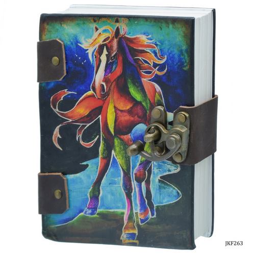 Gift To Love | Handmade Notebook Horse Coptik 7X5 | Code : JKF263