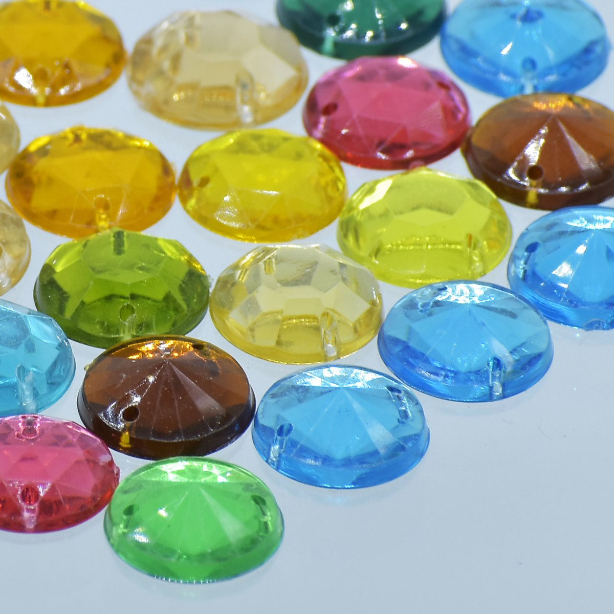 Gift To Love | Kundan Stone Round Diamond | Size : 12 Mm | Code : JKSR01