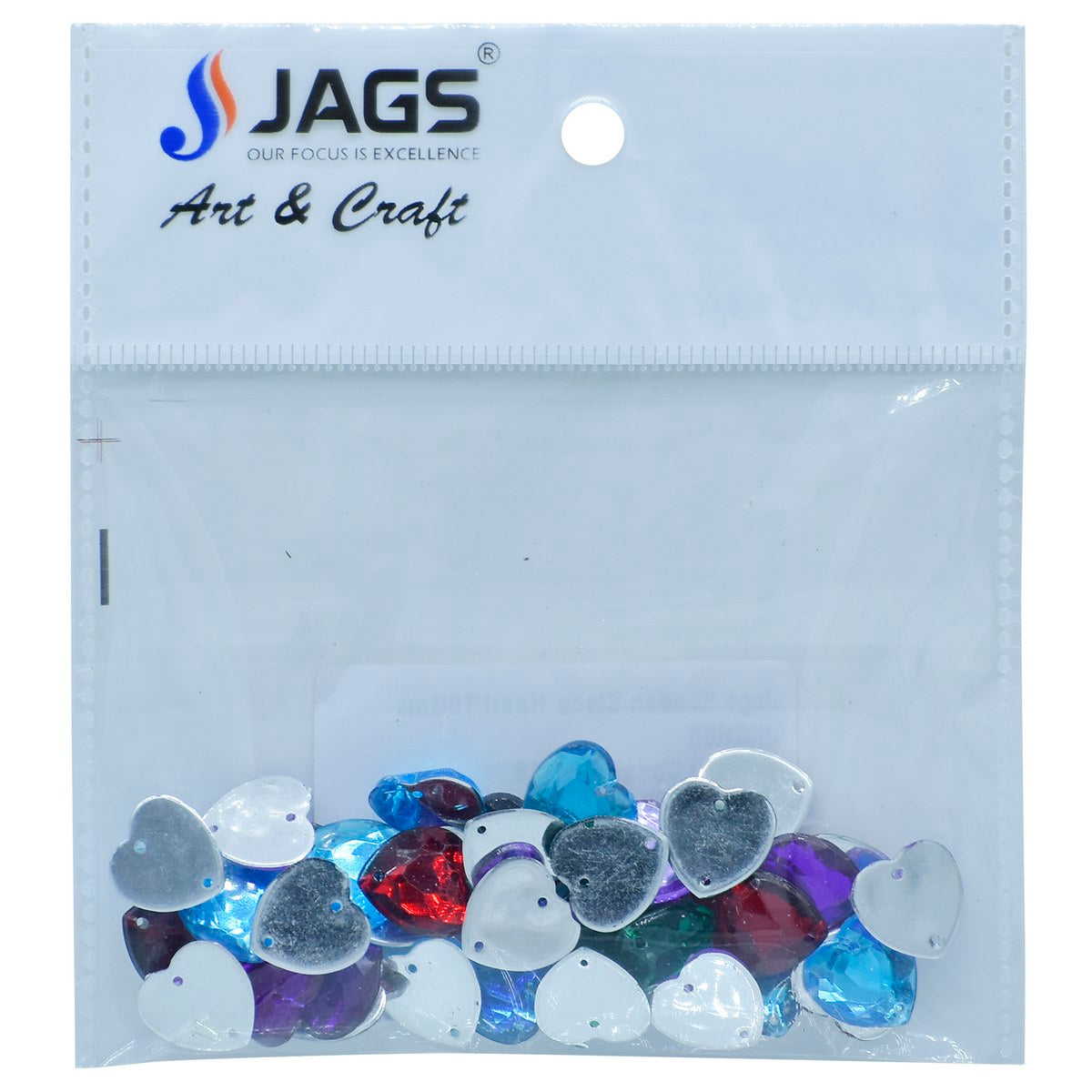Gift To Love | Kundan Stone Heart | Size : 12 Mm | Code : JKSR08