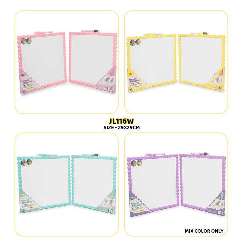 Gift To Love | Writing White Board Magnetic | Size : 29X29Cm | Code : JL116W