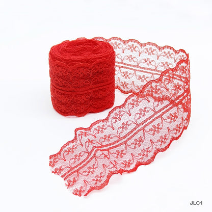 Gift To Love | Jute Lace Colored | Size : 2 Mtr | Pcs : 12 Pc | Code : JLC1