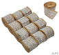 Gift To Love | Jute Lace | Size : 2 Mtr Each | Pcs : 12 Pc | Code : JLP3