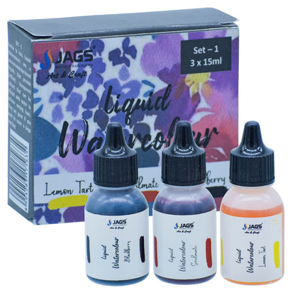 Gift To Love | Liquid Watercolour | Pcs : Set Of 3 Pcs | Code : JLWS01