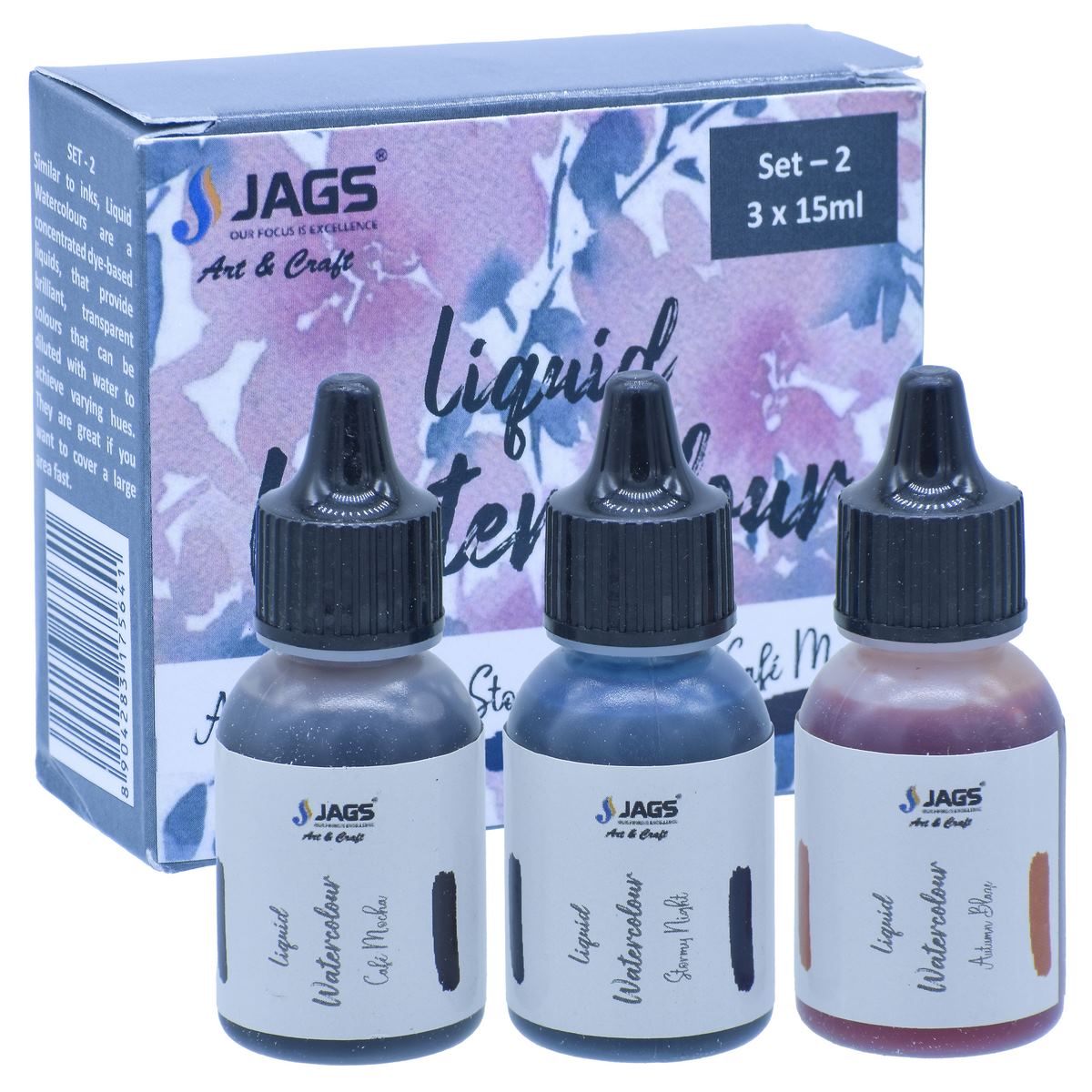 Gift To Love | Liquid Watercolour | Pcs : Set Of 3 Pcs | Code : JLWS02