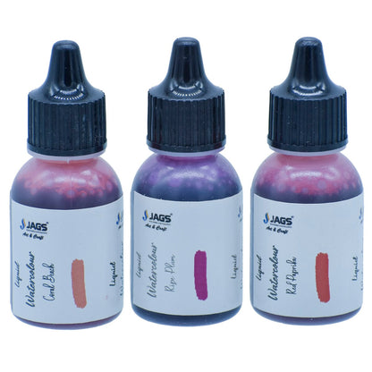 Gift To Love | Liquid Watercolour | Pcs : Set Of 3 Pcs | Code : JLWS04