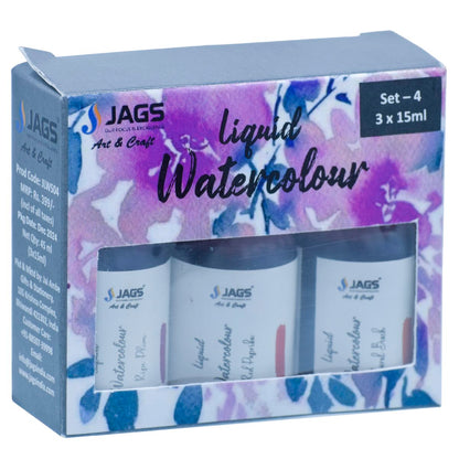Gift To Love | Liquid Watercolour | Pcs : Set Of 3 Pcs | Code : JLWS04