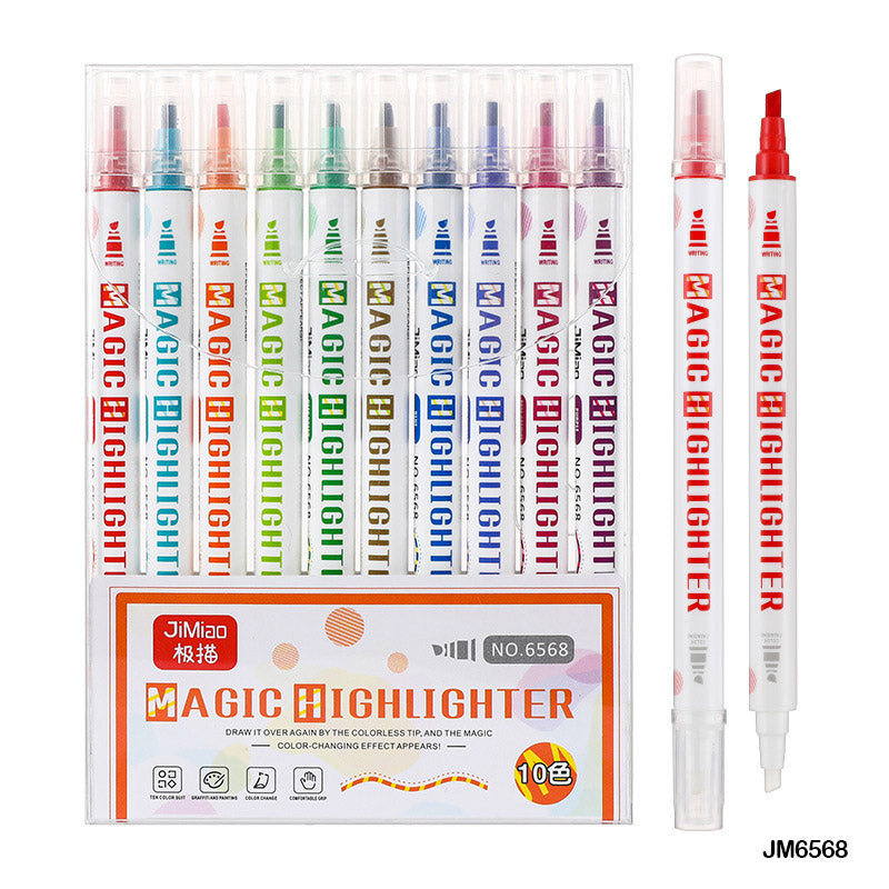 Gift To Love | Magic Highlighter Pen | Pcs : 10 Color | Code : JM6568