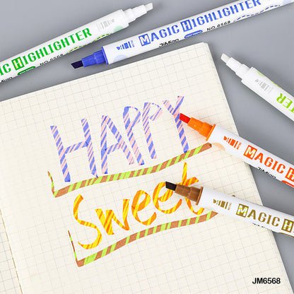 Gift To Love | Magic Highlighter Pen | Pcs : 10 Color | Code : JM6568