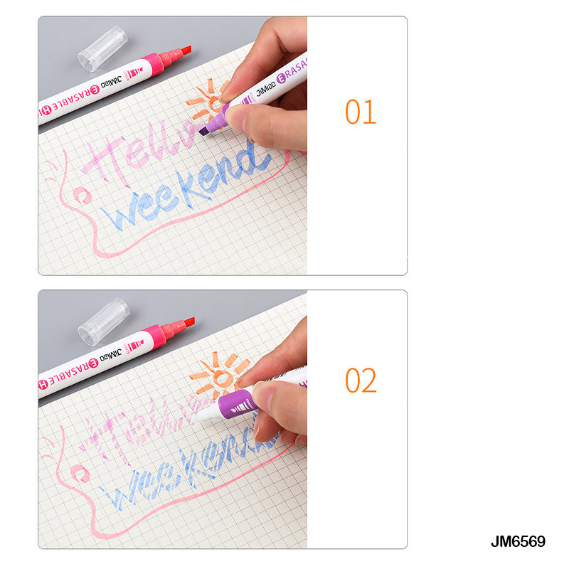 Gift To Love | Erasable Highlighter Pen | Pcs : 10 Color | Code : JM6569