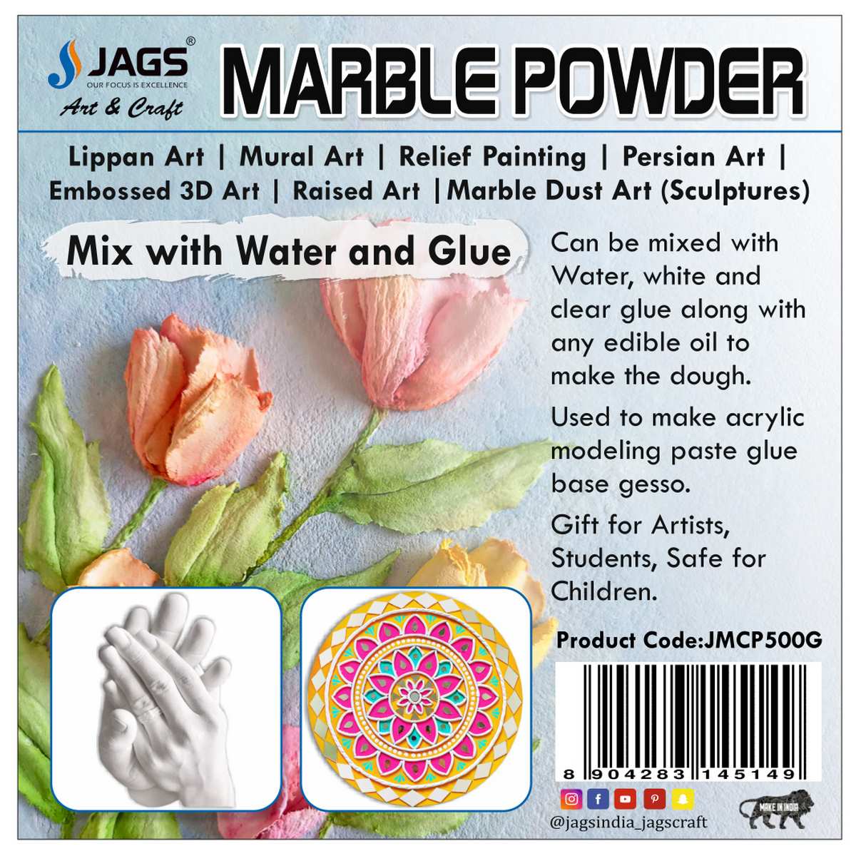 Gift To Love | Marble And Casting Powder | Pcs : 500 Gm | Code : JMCP500G