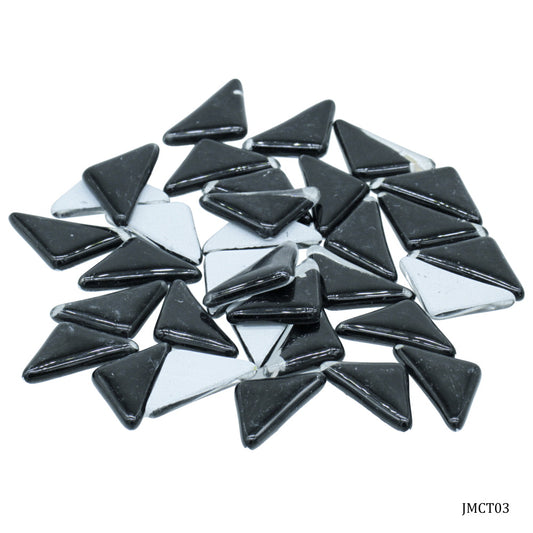 Gift To Love | Mosaic Chips Triangular | Color : Black | Size : 15 X 4 Mm | Code : JMCT03