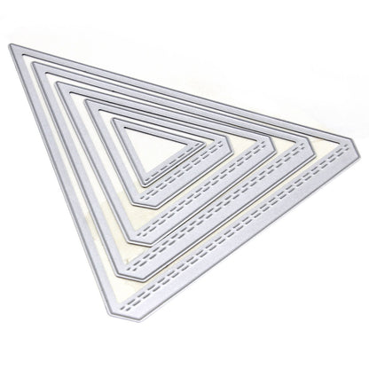 Gift To Love | Cutting Dies Metal Triangle Design | Pcs : 5 In 1 | Code : JMD075