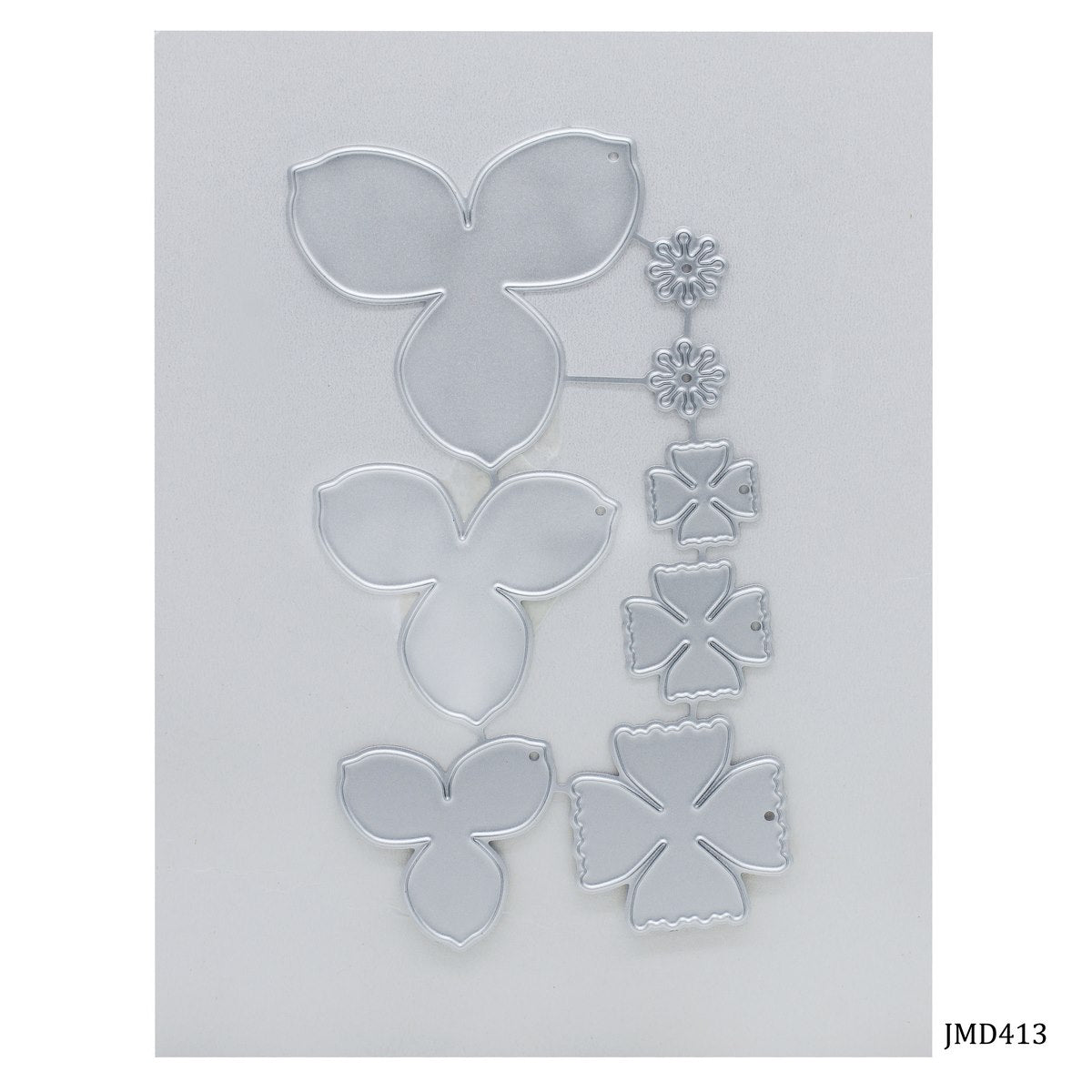 Gift To Love | Cutting Dies Metal Flower Set | Pcs : 8 In 1 | Code : JMD413