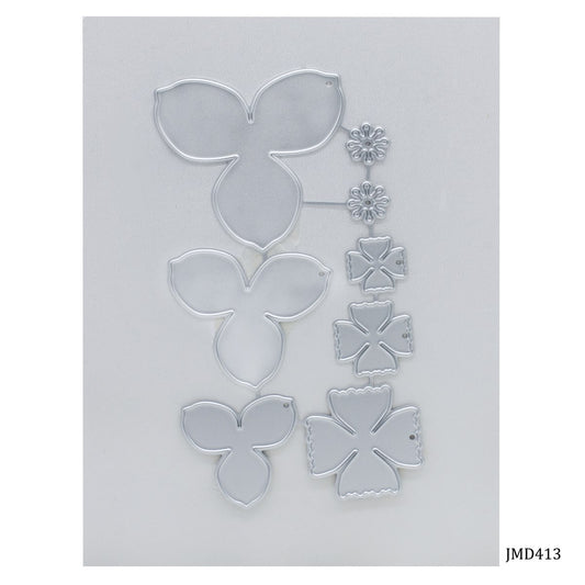 Gift To Love | Cutting Dies Metal Flower Set | Pcs : 8 In 1 | Code : JMD413