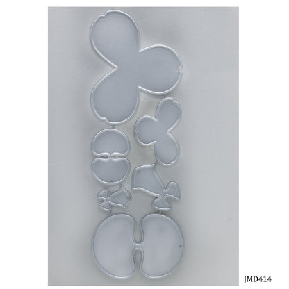Gift To Love | Cutting Dies Metal Body Parts Set | Pcs : 6 In 1 | Code : JMD414