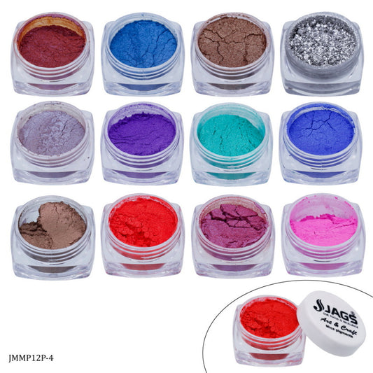 Gift To Love | Mica Powder Set | Pcs : 12 Colour | Code : JMMP12P-4
