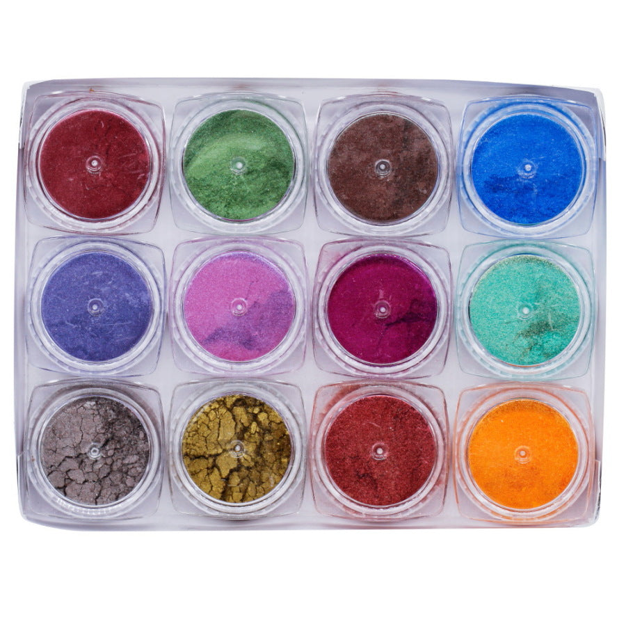 Gift To Love | Mica Powder Set | Pcs : 12 Colour | Code : JMMP12P-5