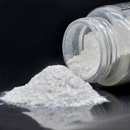 Gift To Love | Metallic Mica Powder Glitter Snow White | Size : 15 Gms | Code : JMMP14
