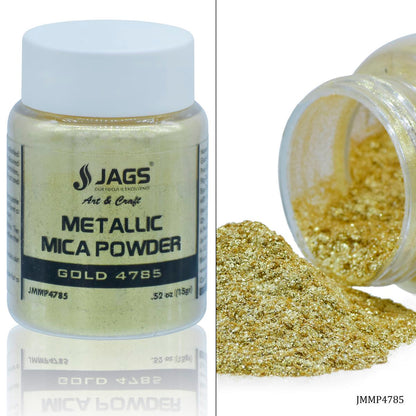 Gift To Love | Metallic Mica Powder Gold | Size : 15 Gms | Code : JMMP4785