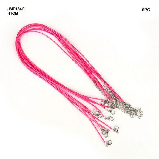 Gift To Love | Lobster Buckle Leather Rope | Size : 41 Cm | Pcs : 5 Pcs | Code : JMP134C