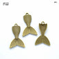 Gift To Love | Fish Tail Pendants | Color : Copper | Size : 31 Mm X 19 Mm | Pcs : 5 Pcs | Code : JMP137B