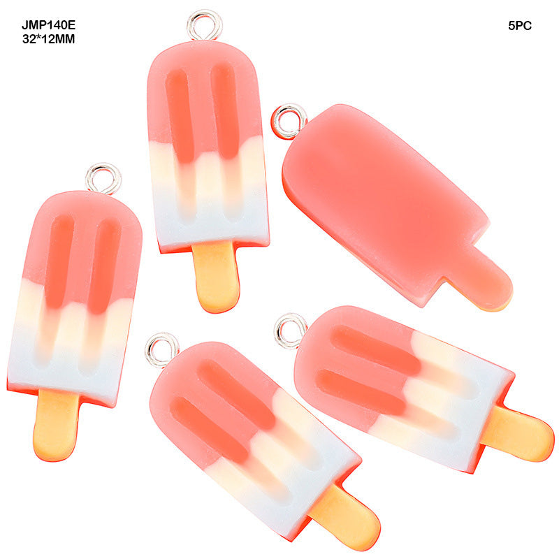 Gift To Love | Ice Cream Pendants | Size : 32 Mm X 12 Mm | Pcs : 5 Pcs | Code : JMP140E