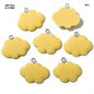 Gift To Love | Cloud Flower Pendants | Color : Yellow | Size : 24 Mm X 20 Mm | Pcs : 10 Pcs | Code : JMP156A