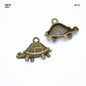 Gift To Love | Turtle Pendants | Color : Copper | Size : 28 Mm X 19 Mm | Pcs : 10 Pcs | Code : JMP80