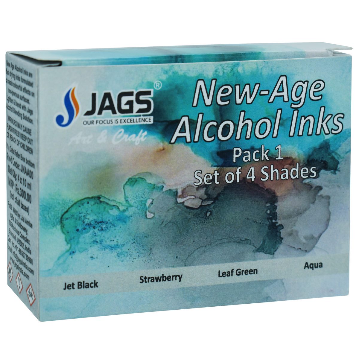 Gift To Love | New Age Alcohol Ink Mini Pack | Pcs : Set Of 4 | Code : JNAA00