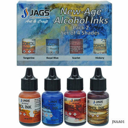 Gift To Love | New Age Alcohol Ink Mini Pack | Pcs : Set Of 4 | Code : JNAA01
