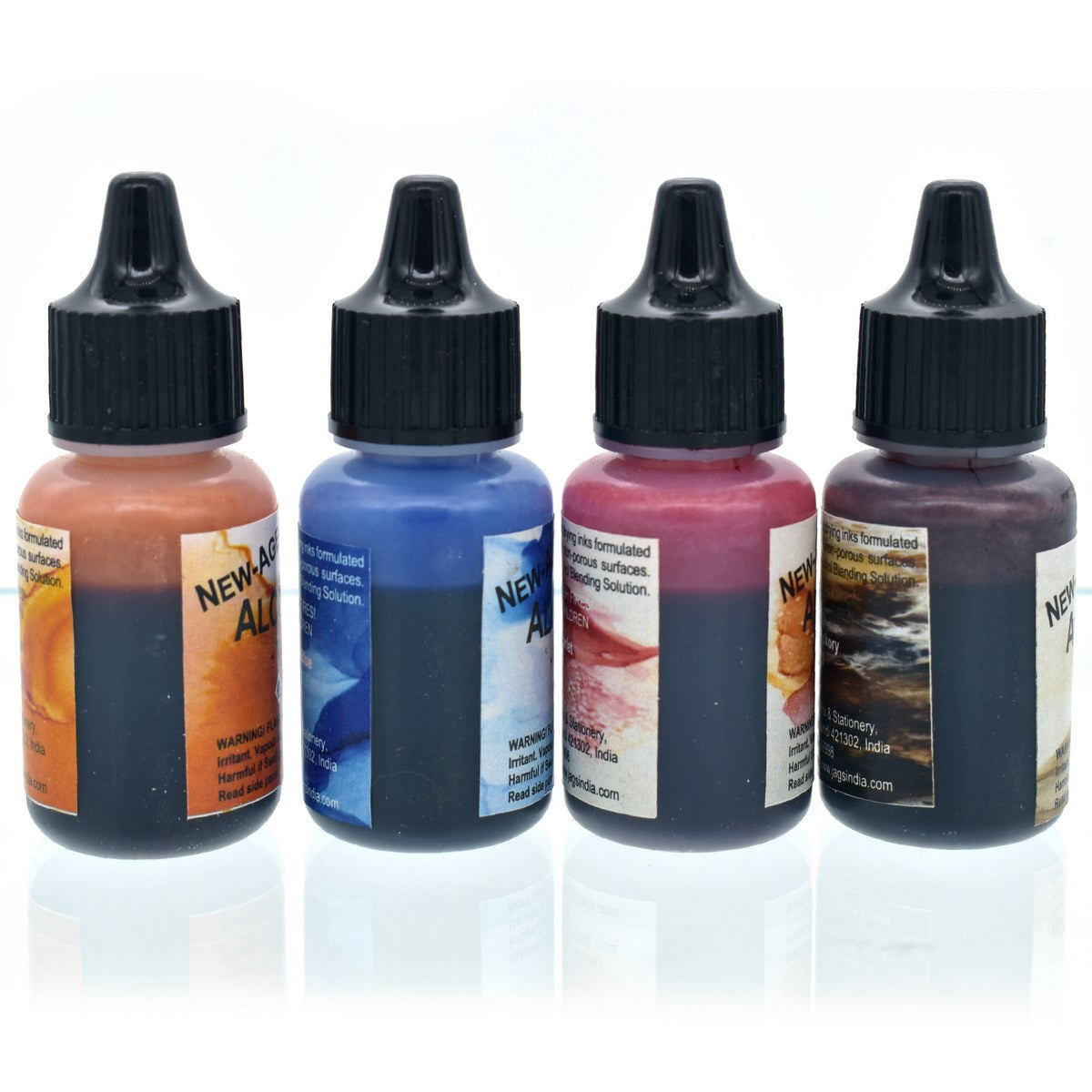 Gift To Love | New Age Alcohol Ink Mini Pack | Pcs : Set Of 4 | Code : JNAA01