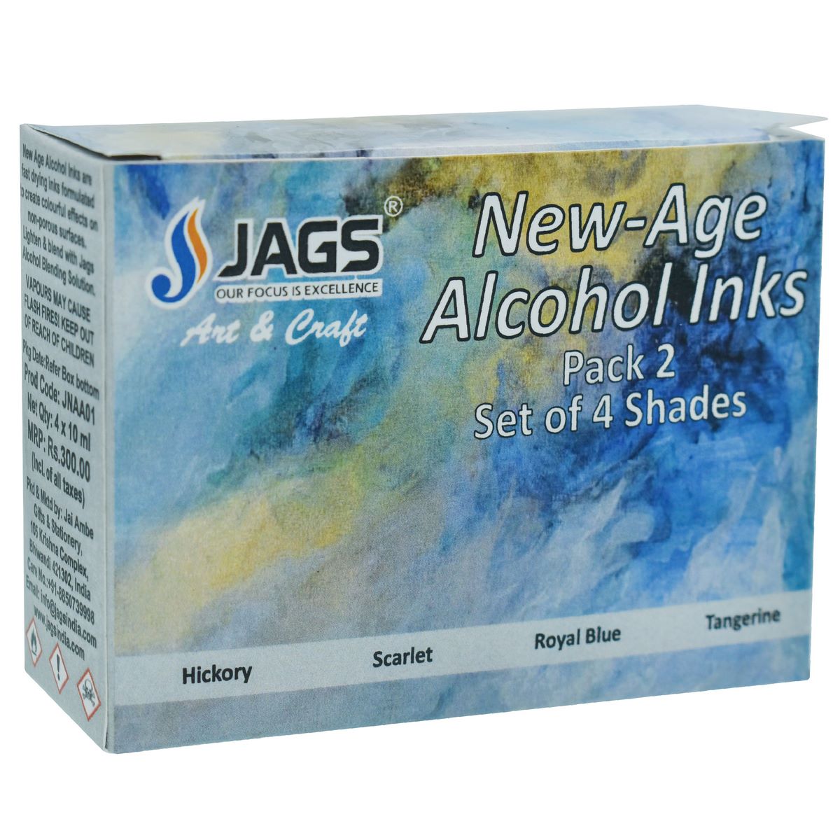 Gift To Love | New Age Alcohol Ink Mini Pack | Pcs : Set Of 4 | Code : JNAA01