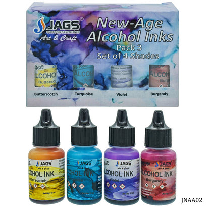Gift To Love | New Age Alcohol Ink Mini Pack | Pcs : Set Of 4 | Code : JNAA02