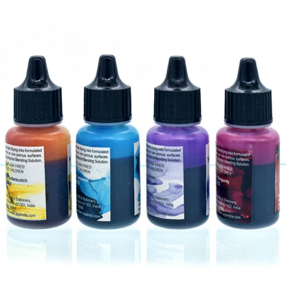 Gift To Love | New Age Alcohol Ink Mini Pack | Pcs : Set Of 4 | Code : JNAA02