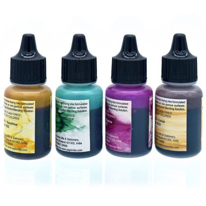 Gift To Love | New Age Alcohol Ink Mini Pack | Pcs : Set Of 4 | Code : JNAA03