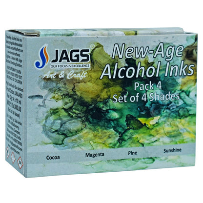 Gift To Love | New Age Alcohol Ink Mini Pack | Pcs : Set Of 4 | Code : JNAA03
