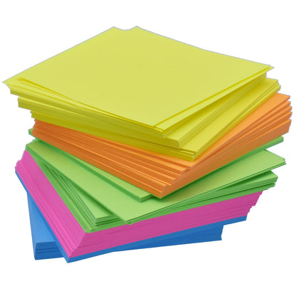 Gift To Love | Neon Color Cube Pad | Size : 3 X 3 Inch | Pcs : 500 Sheets | Code : JNCC3X3