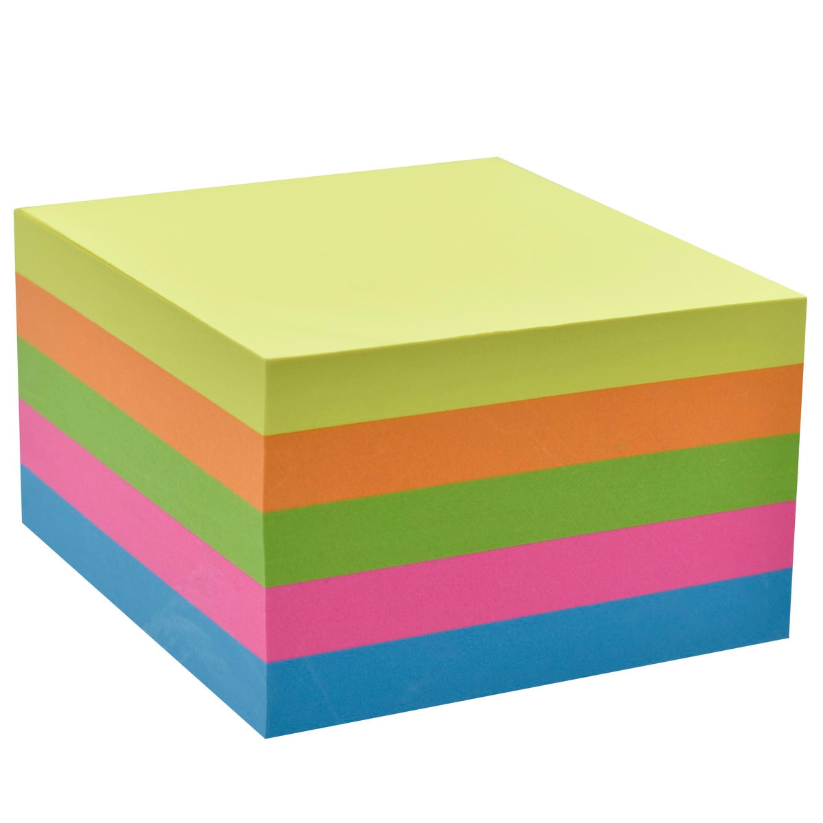 Gift To Love | Neon Color Paper Cube Pad | Size : 3 X 3 Inch | Pcs : 250 Sheets | Code : JNCP00