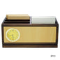 Gift To Love | Wooden Revolving Pen Stand With Coaster | Code : JP33