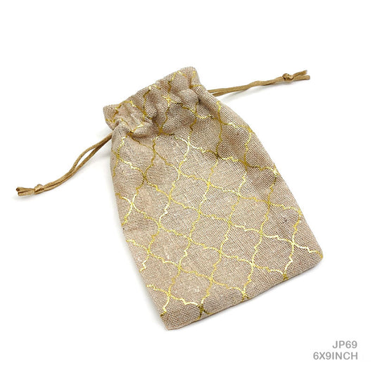 Gift To Love | Jute Bag Printed | Size : 6 X 9 Inch | Pcs : 10 Pcs | Code : JP69