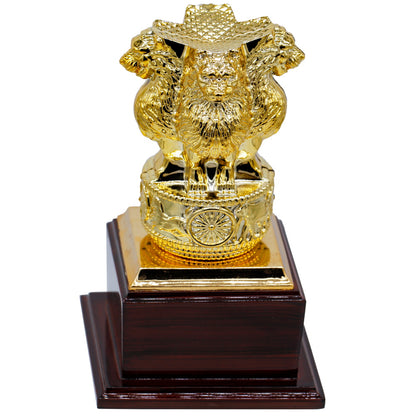 Gift To Love | Wooden Table  Ashok Chakra Pen Stand | Code : JP86