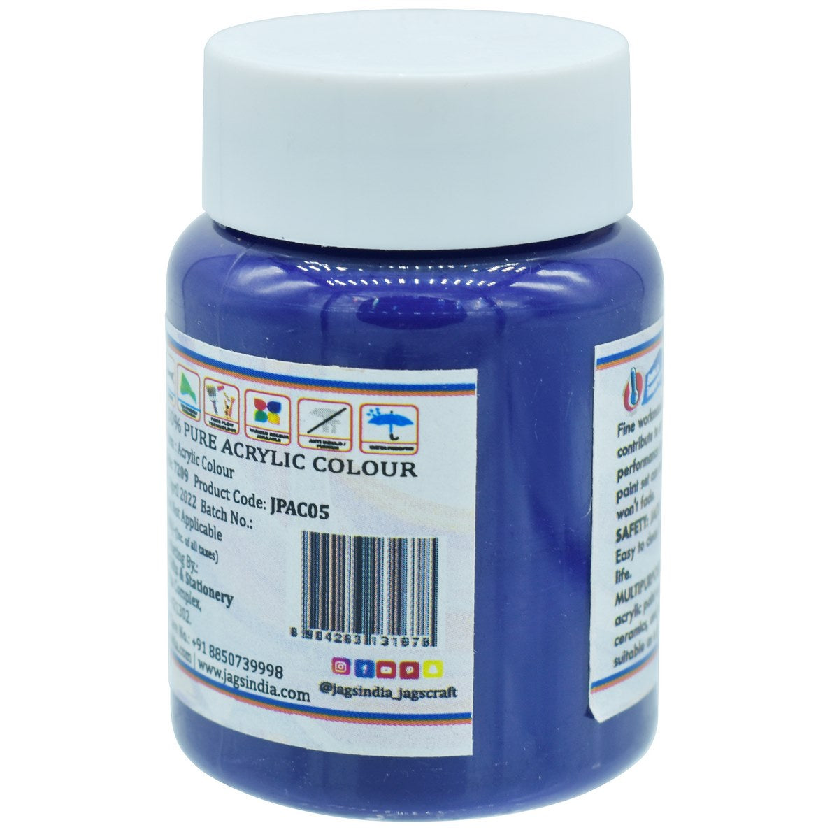 Gift To Love | Premium Acrylic Colour | Color : Violet | Size : 40 Ml | Code : JPAC05