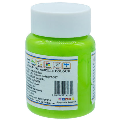 Gift To Love | Premium Acrylic Colour | Color : Parrot Green | Size : 40 Ml | Code : JPAC07