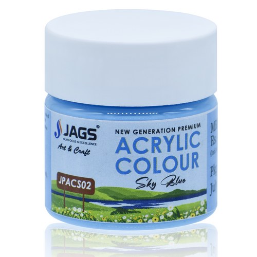 Gift To Love | Jags Premium Acrylic Colour 15ML Sky Blue | Code : JPACS02