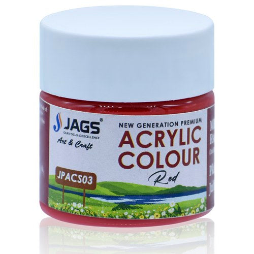 Gift To Love | Jags Premium Acrylic Colour 15ML Red | Code : JPACS03